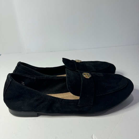 Giani Bernini Trinaa Ruched Slip-On Loafer Flats Women’s Black Suede Sz8M - Picture 11 of 12